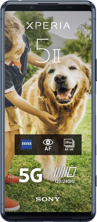 Produktbild Sony Xperia 5 II (128 GB, Blue, 6.10", Hybrid Dual SIM, 5G)