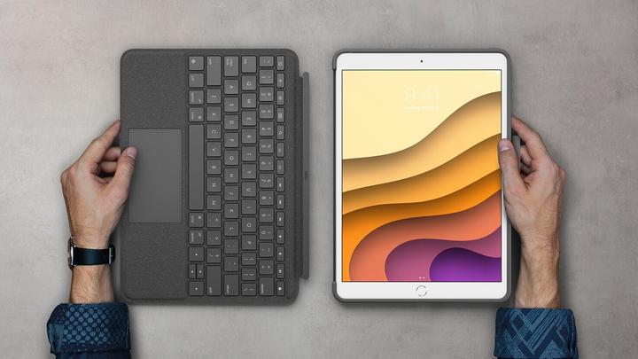 Produktbild Logitech Combo Touch (Eng. Int., iPad 2021 (9. Gen), iPad 2019 (7. Gen), iPad 2020 (8. Gen))