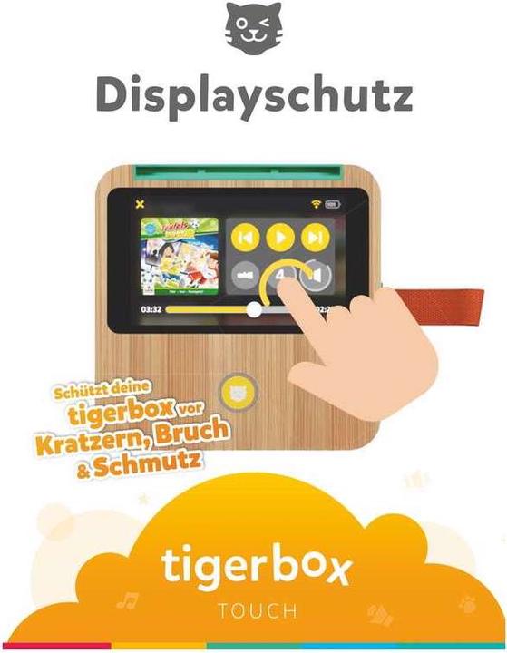 Actual product image Tigermedia Tigerbox Touch Bundle with screen protector and christmas time (German)