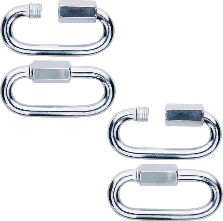 Immagine prodotto Black & Decker Moschettone con tappo a vite, 8 pezzi