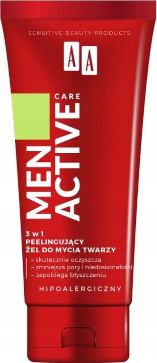 Produktbild Oceanic Aa Men Active Care 3In1 Peeling Face Wash Gel 150Ml (Peeling, 150 ml)