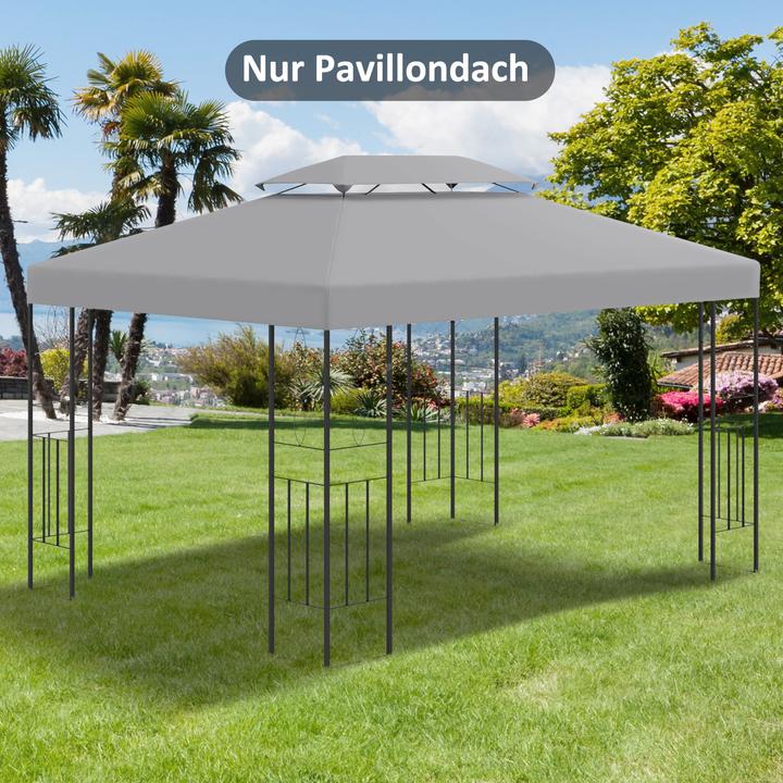 Produktbild Outsunny Pavillondach für 3 x 4 m Grundflächen (300 cm, 400 cm)
