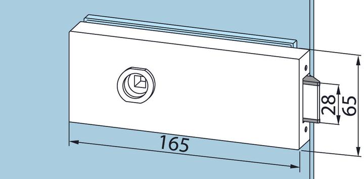 Produktbild Dormakaba Glastürschloss Studio Classic (Profildoppelzylinder)