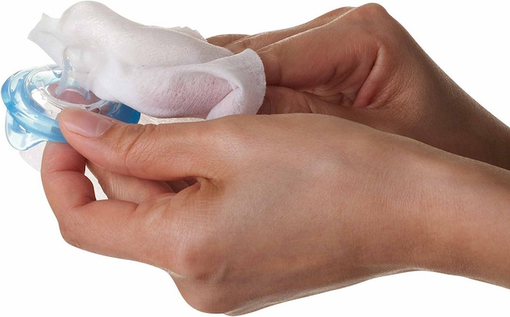 Immagine prodotto Nuby Salviettine umidificate per manichini e giocattoli (48 x, fino a 12 M.)