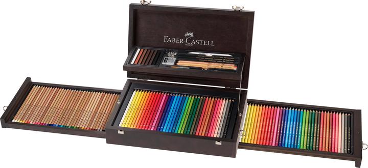 Faber-Castell Holzkoffer Art&Graphic Collection (Multicolored, 125 x)