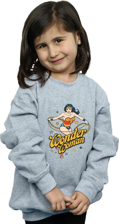 Produktbild Wonder Woman Stars Sweatshirt Mädchen (152, 158)