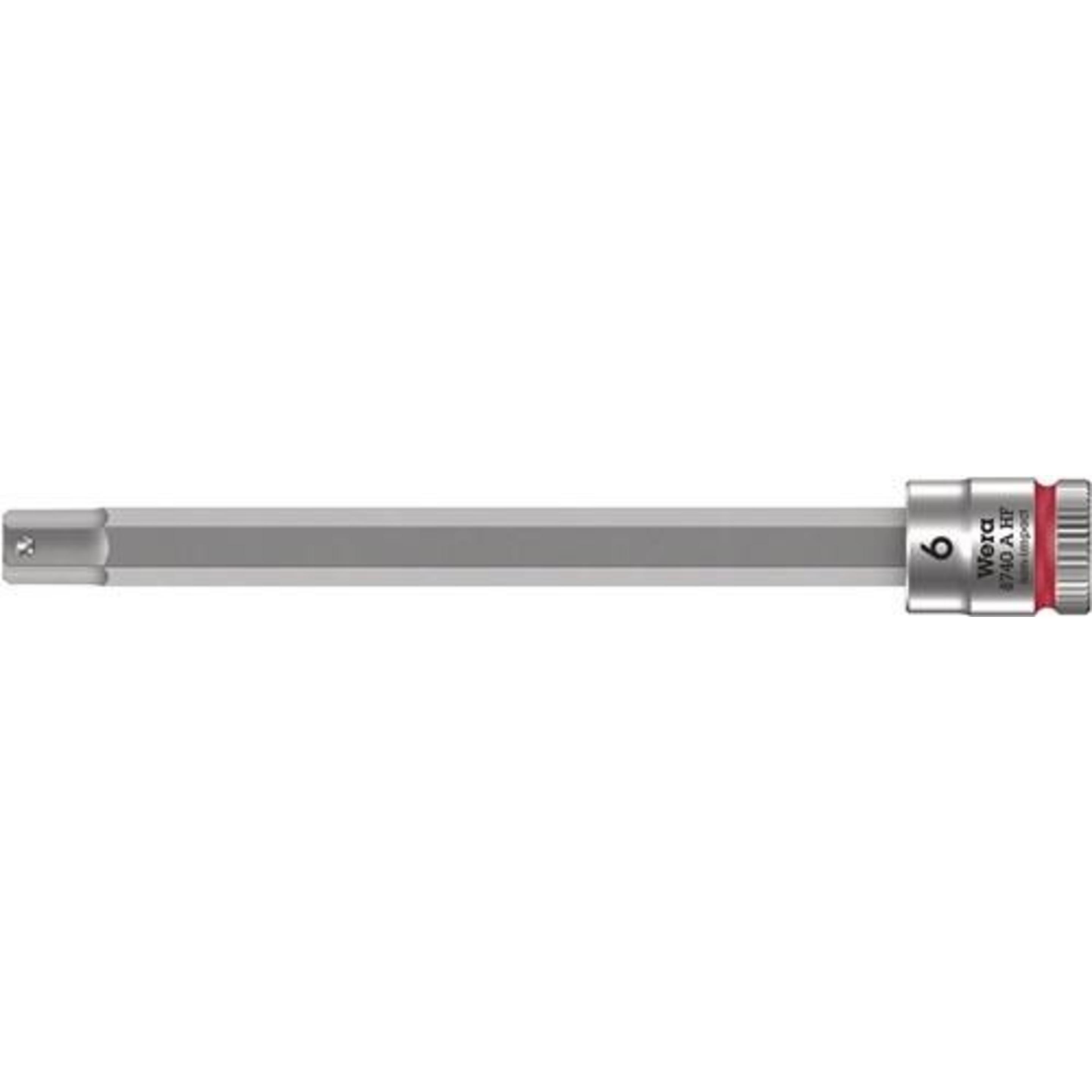 Wera, Steckschlüssel + Stecknuss, 8740 A HF Hex-Plus 6,0 x 100 mm (6 mm)