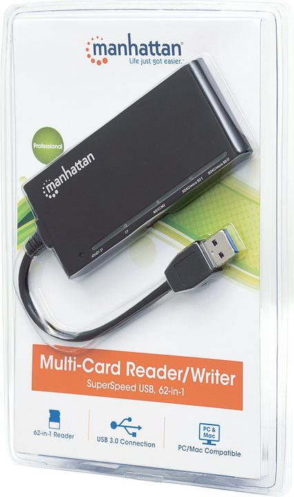 Produktbild Manhattan Multi-Card Reader/Write (USB 3.0)