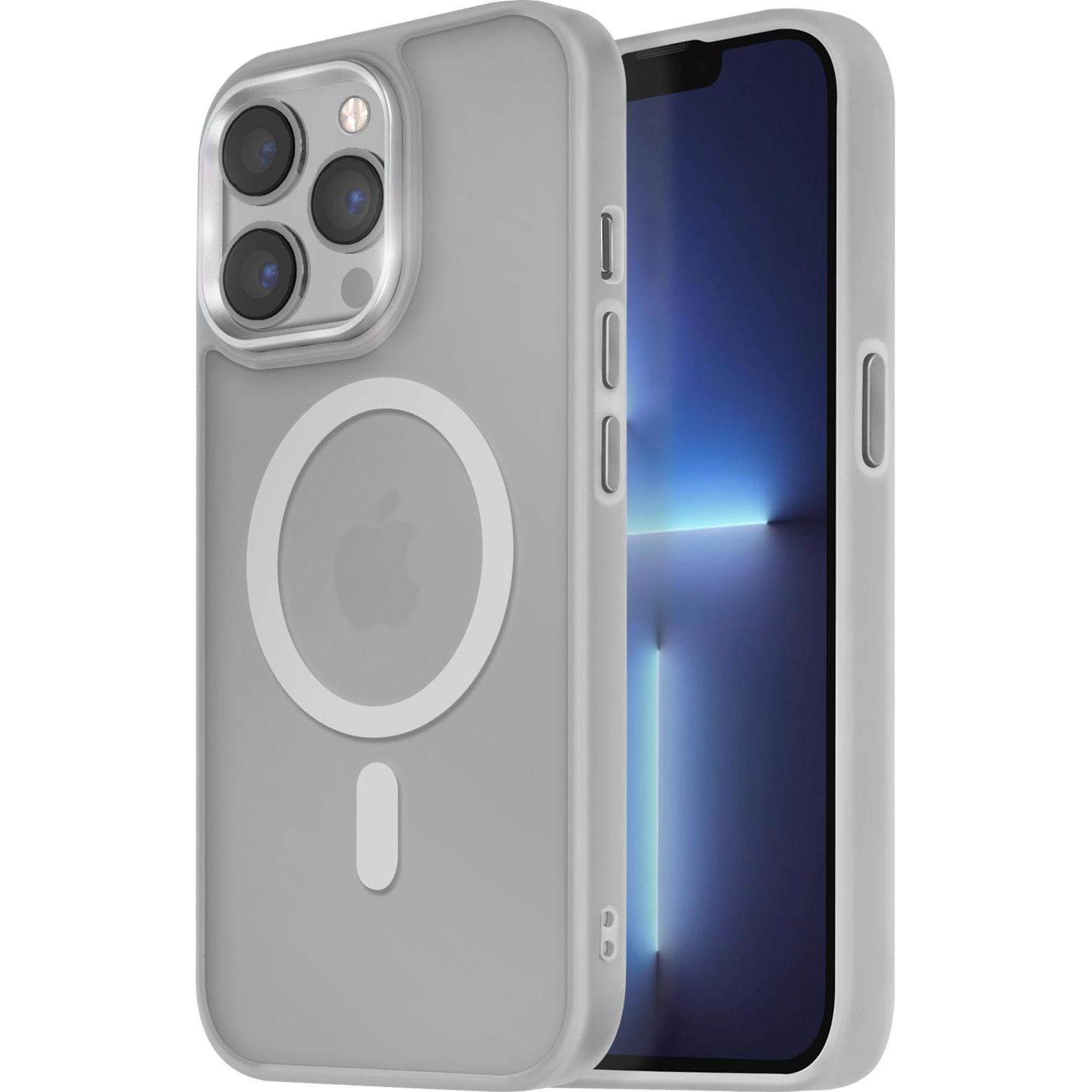 Avizar Frost Color Case (Apple iPhone 13 Pro Max), Smartphone Hülle, Grau