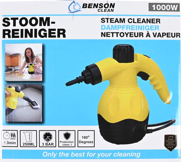Produktbild Benson Home Dampfreiniger 1000W + 9-fache Zubehör (3 Bar, 1000 W)