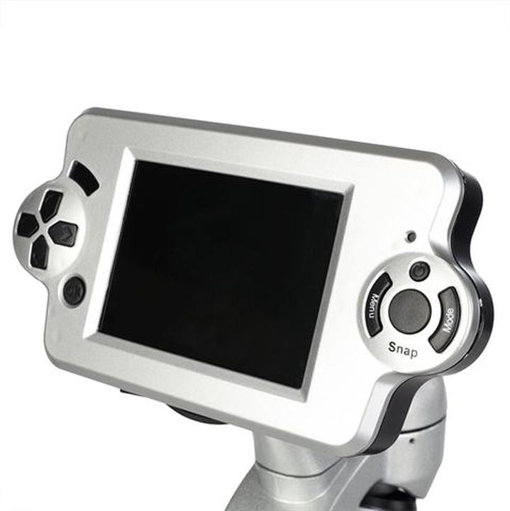 Actual product image Byomic Microscope 3.5 inch LCD Deluxe 40x - 1600x in case