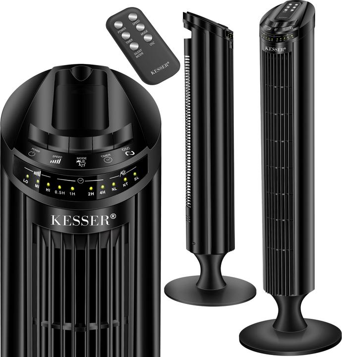 Produktbild Kesser Turmventilator FERNBEDIENUNG Ventilator LED Display (51.50 dB)