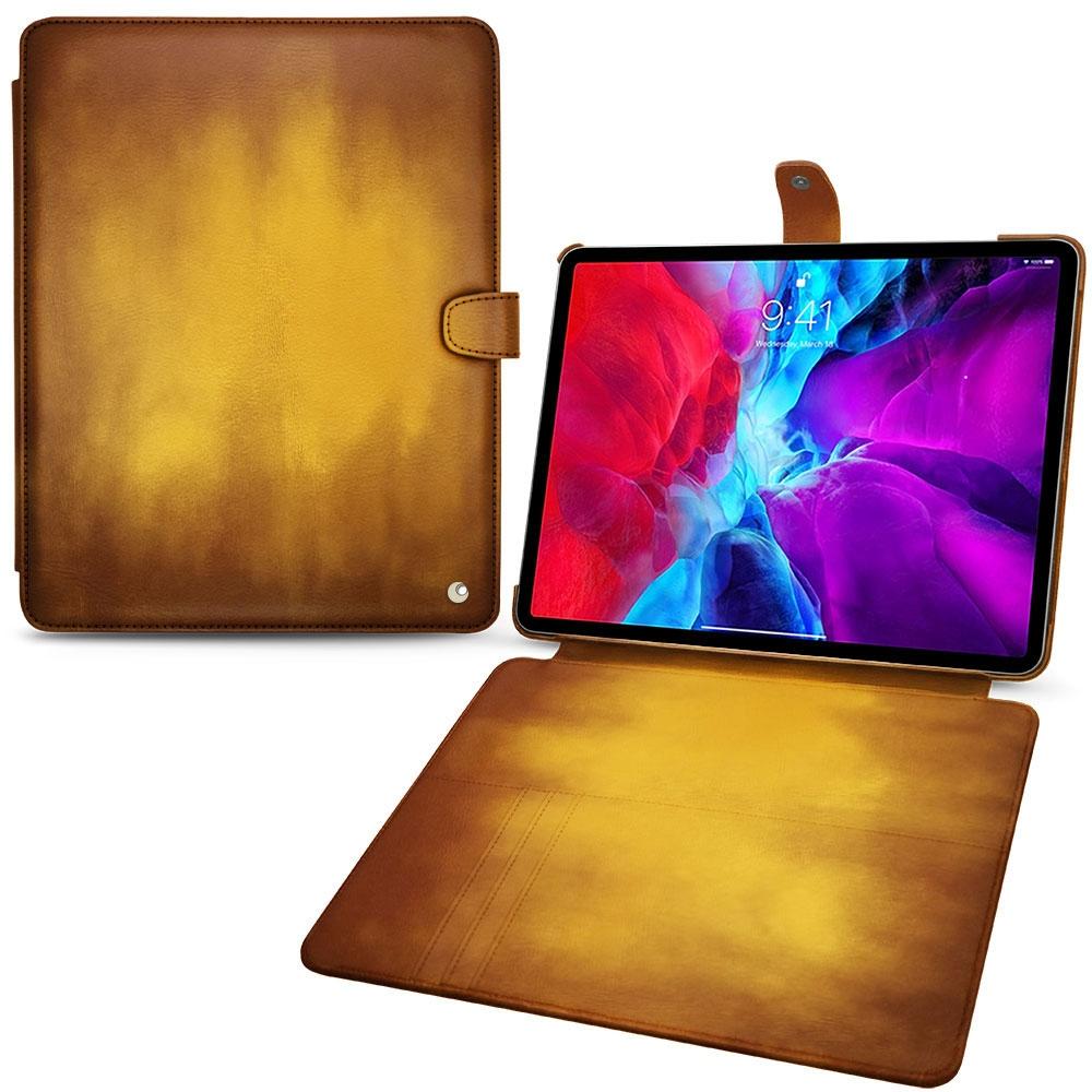 Noreve Lederschutzhülle Wallet (IPAD PRO 12.9 2021), Tablet Hülle, Gold