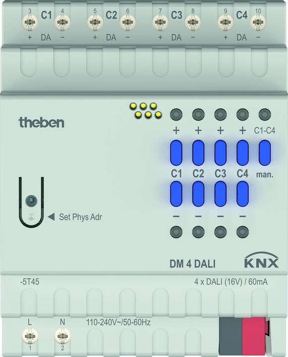 Productafbeelding Theben Dm 4 Dali Knx (Dimbare actuator)