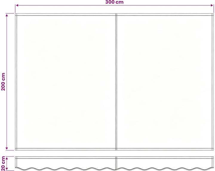 Produktbild vidaXL Markisenstoff (1.95 m)