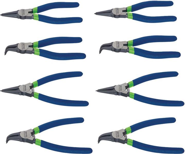 Neriox Set di pinze per anelli di sicurezza 8 pezzi