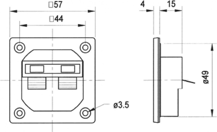 Produktbild Visaton 5192 Fernbedienung schwarz