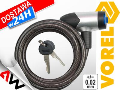 Immagine prodotto Toya Lucchetto per bicicletta 1,5 mx 10 mm in metallo (150 cm)