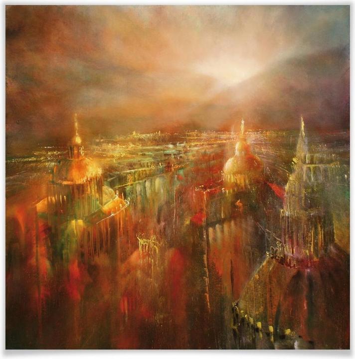 Produktbild Trenddeko Schmucker - Die Stadt erwacht (40 x 40 cm)