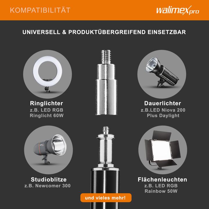 Produktbild Walimex WT-806 Lampenstativset (256 cm, 6 kg)