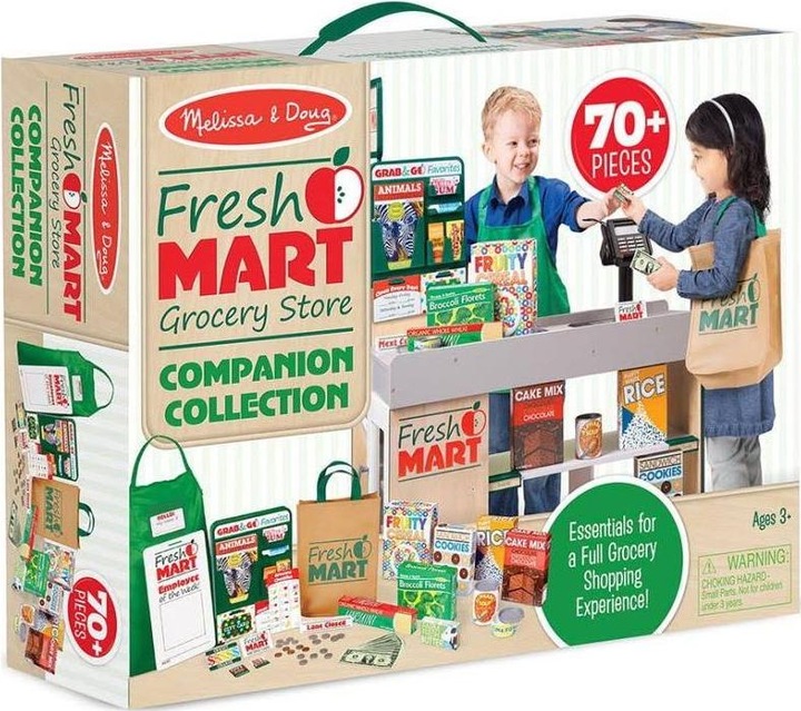 Actual product image Melissa & Doug Fresh Mart Grocery Store Companion Set