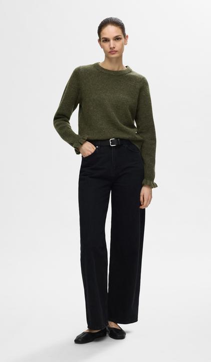 Produktbild Selected Femme Rüschenärmel Strickpullover (XS)