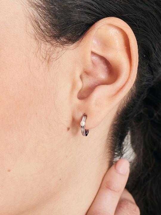 Image du produit Ania Haie Créoles Pearl Power E043-03H (Plata Esterlina 925)