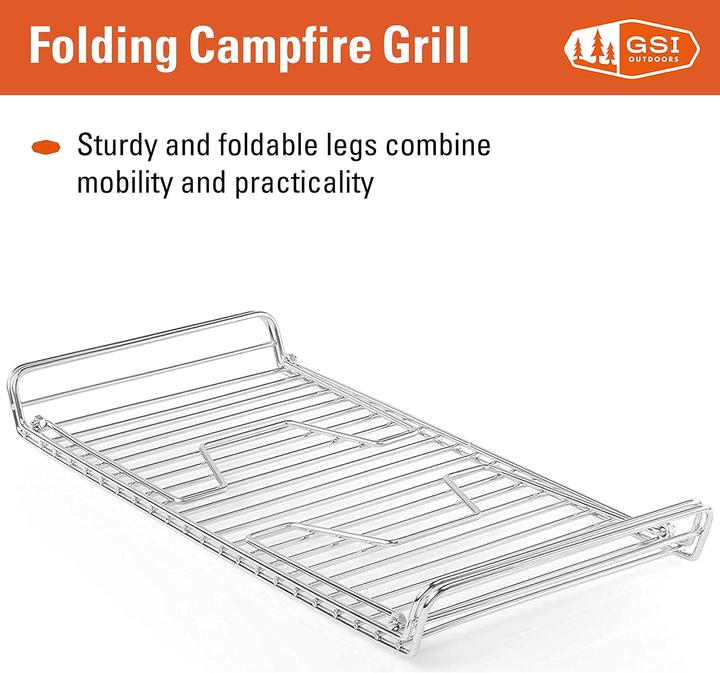 Productafbeelding GSI Opvouwbare kampvuurgrill (21 cm)