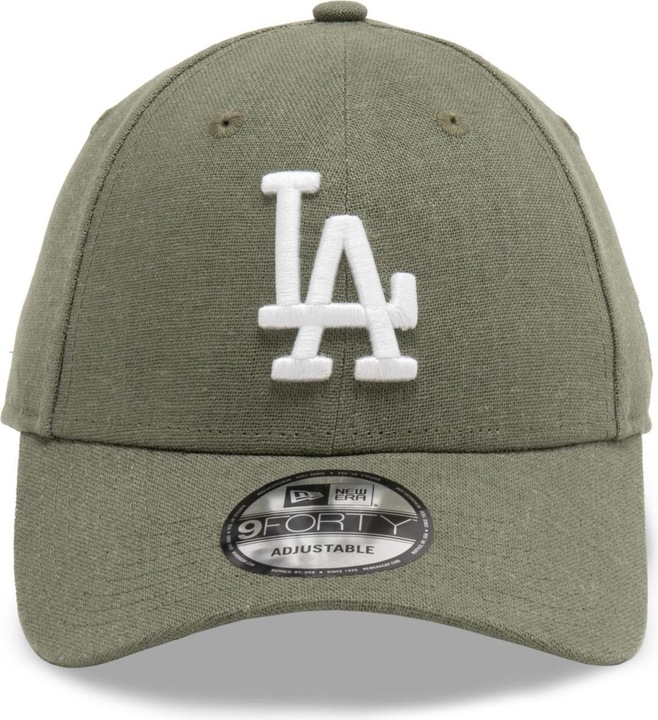 Produktbild New Era 9Forty Strapback Cap Leinen Los Angeles Dodgers Oliv