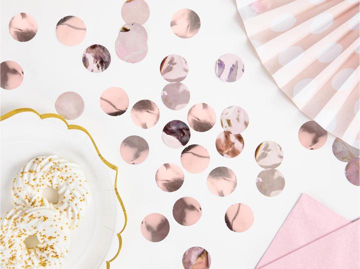 Produktbild Partydeco Streudeko Tischkonfetti Roségold (1 Stück)