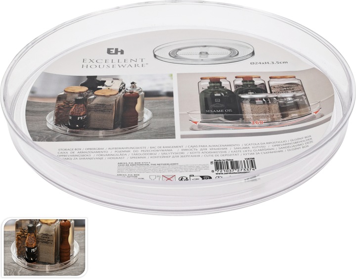 Produktbild Storage Solutions Kühlschrank-Drehteller, Organizer-Drehplatte, Ø 24 cm