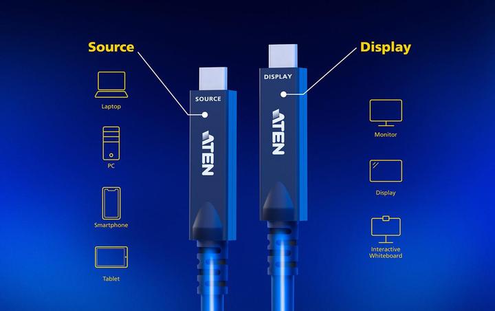 Produktbild Aten USB-C Ultra HD Active Optical Cable (15m)