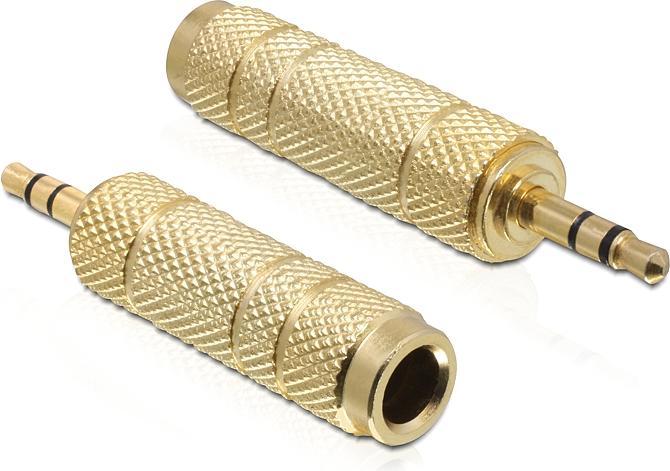 Delock Adaptateur prise jack > jack 3 broches (Accessoire)