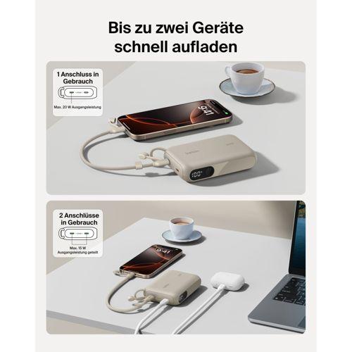 Actual product image Belkin BoostCharge 10k (10000 mAh, 20 W, 37 Wh)