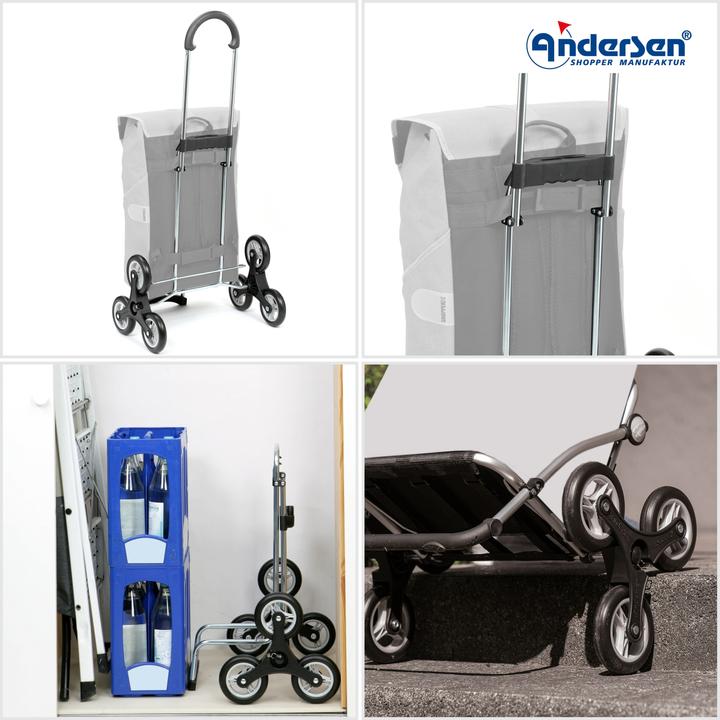 Image du produit Andersen Chariot de courses Treppensteiger Scala Shopper Sofia 58 cm