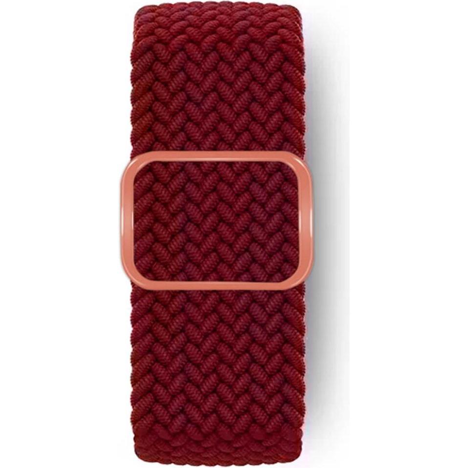 Thumbnail - Cover-Discount Apple Watch 44/45/46/49mm - Nylon Stoff Ersatzarmband geflochten (Nylon), Uhrenarmband, Rot