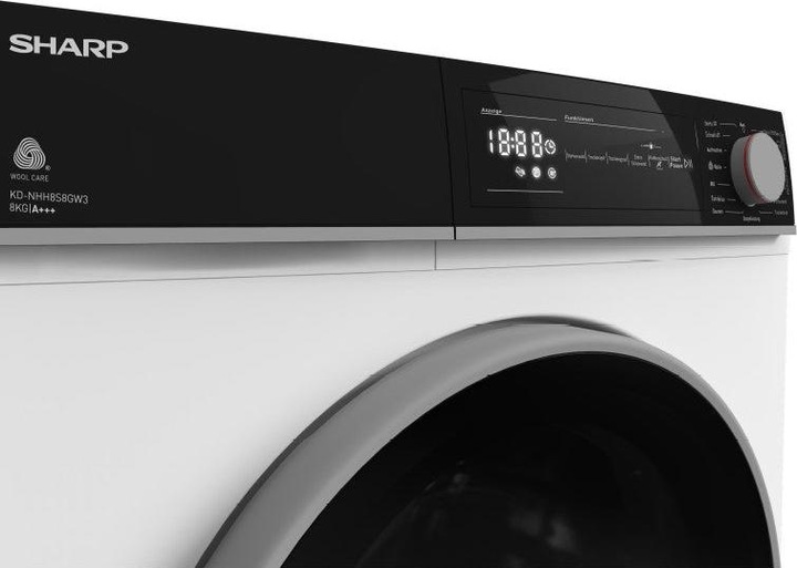 Image du produit Sharp 9/10 kg Tour de lavage (9 kg, Gauche)