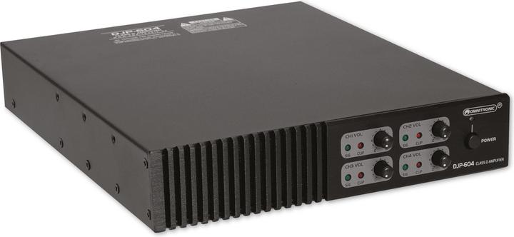 Actual product image Omnitronic DJP-604 4-Channel Class-D Power Amplifier (Amplifier)