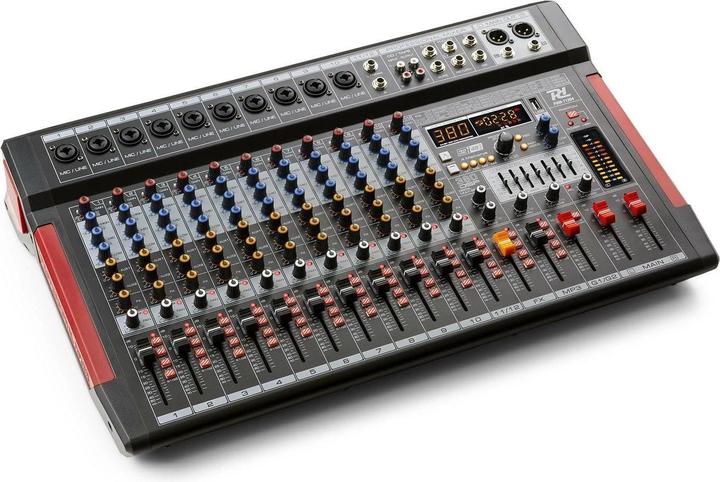 Produktbild Power Dynamics PDM-T1204 - 12-kanaals mengpaneel Bluetooth, DSP, mp3 en USB audio interface (Studio- und Livemixer)