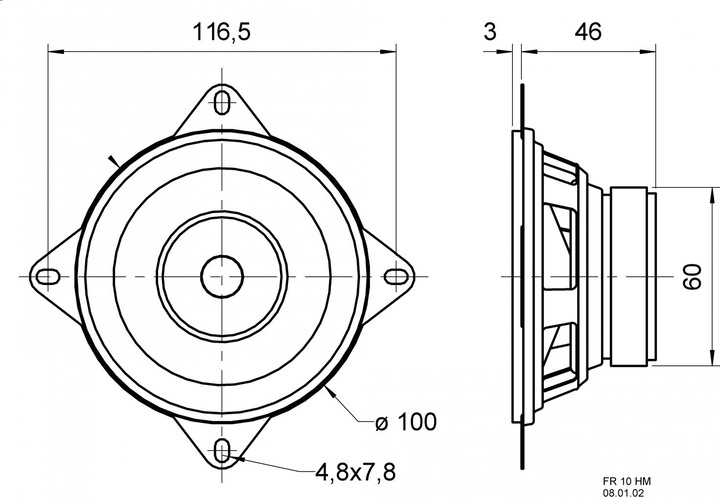 Produktbild Visaton Breitbandlautsprecher FR 10 HM
