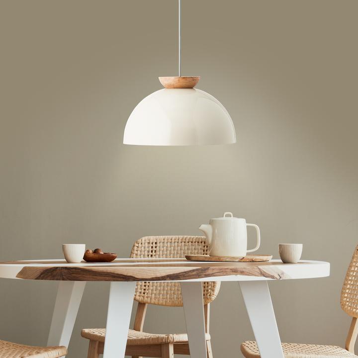 Image du produit Brilliant Nalam lampe suspendue 35cm bois clair/gris Dimension: 174,5x35 (E27)