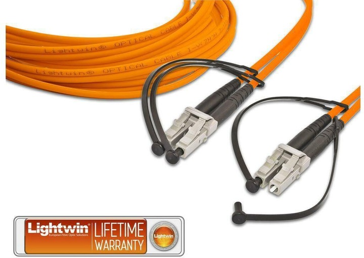 Actual product image Lightwin LWL Duplex Patch Cable (CAT7, 2 m)