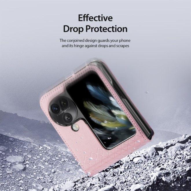 Actual product image Dux Ducis Bril Series Leather Cover (Oppo Find N3 Flip)