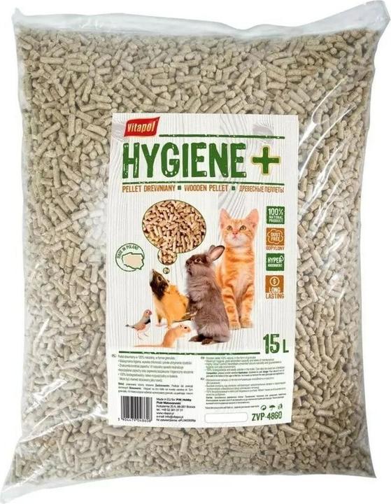 Vitapol Litter dla kota pellet wood for pets 15L (10 kg, Bedding)