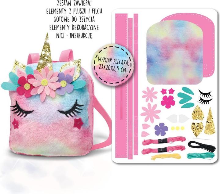 Produktbild Stnux Einhorn-Rucksack-Nähset