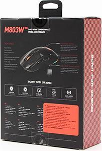 Actual product image Marvo DUKE 20 schwarz / kabellose optische Maus / 4800 DPI / 2,4 GHz USB-Empfänger (Wireless)