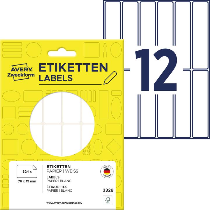 Image du produit Avery Étiquettes universelles