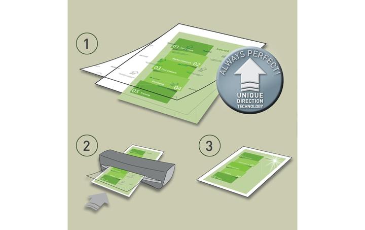 Actual product image Leitz Laminating foil (A4, 100 Piece, 80 µm)