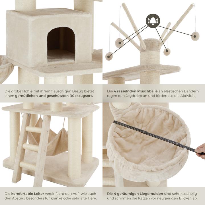 Image du produit tectake Gismo (195 cm, Beige, Blanc)