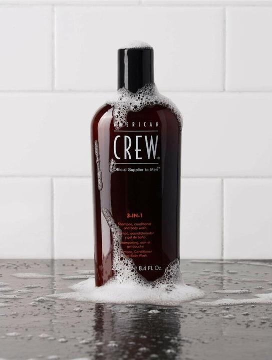 Produktbild American Crew Classic - 3-in-1 Shampoo, Conditioner & Body (100 ml, Flüssiges Shampoo)